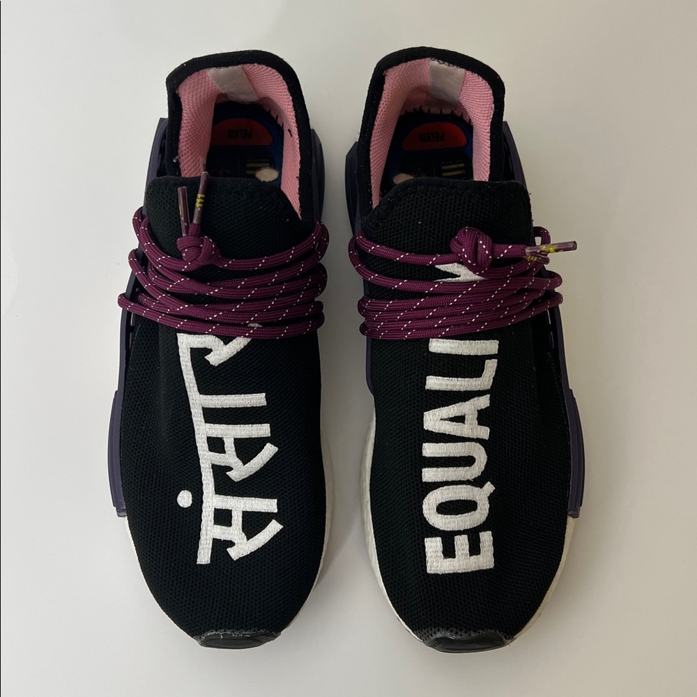 adidas Pharrell Williams Human Race NMD Holi Festival Core Black Sz 9.5